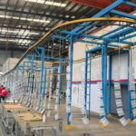 GOLIFT factory workshop with industrial equipment
