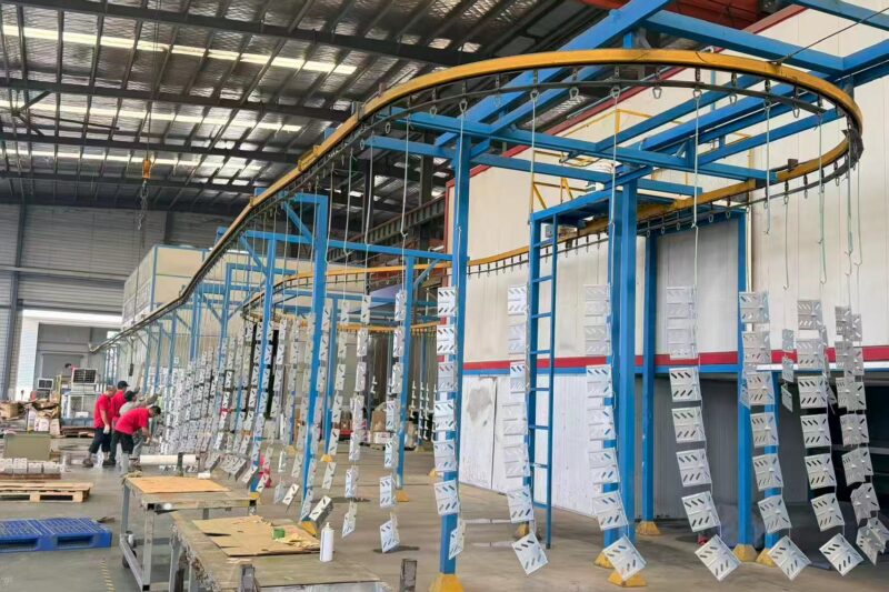 GOLIFT factory workshop with industrial equipment