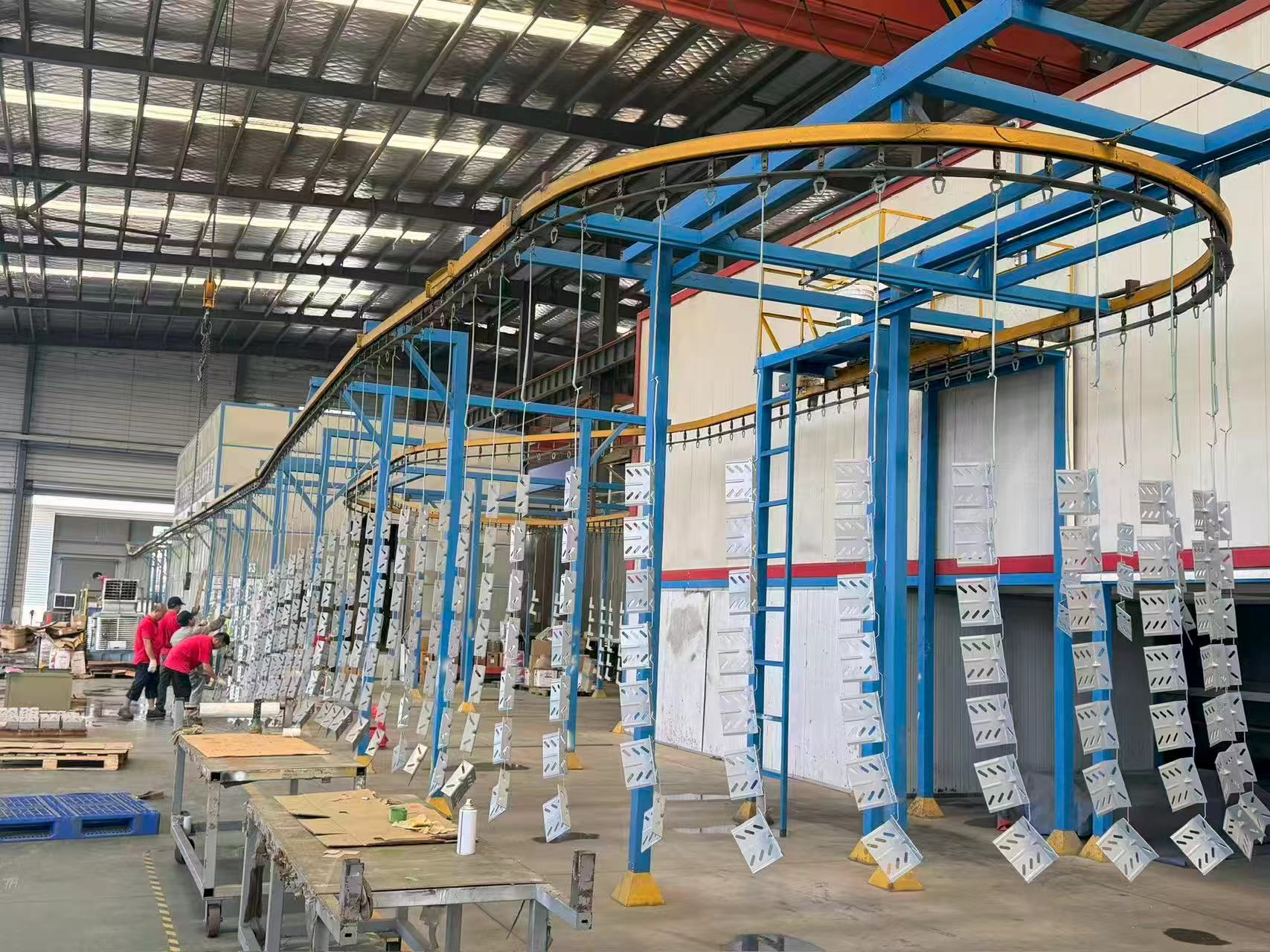 GOLIFT factory workshop with industrial equipment