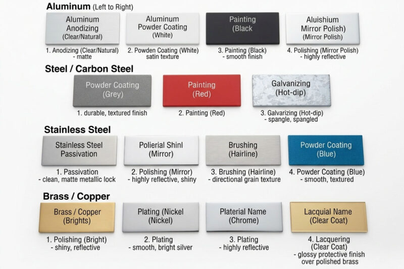 materials we finish